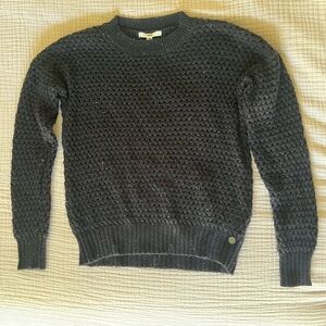 Vans Black Chunky Knit Sweater – Size XS